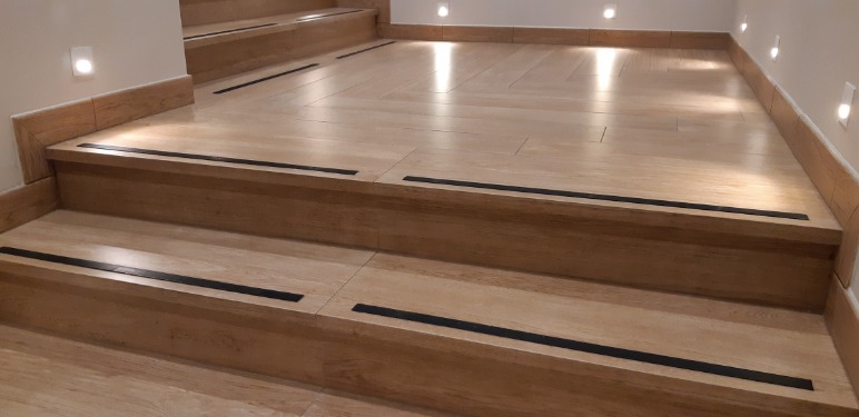 Antislip strip toepassen in winkels en horeca