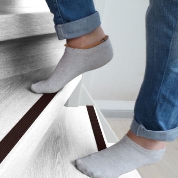 Antislip traptape chocolade bruin