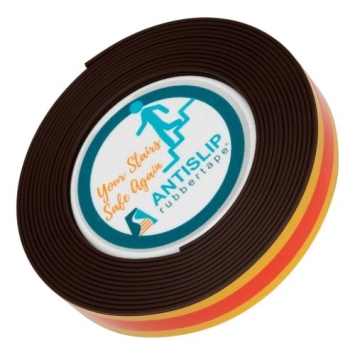 Antislip rubbertape rol 5 meter bruin