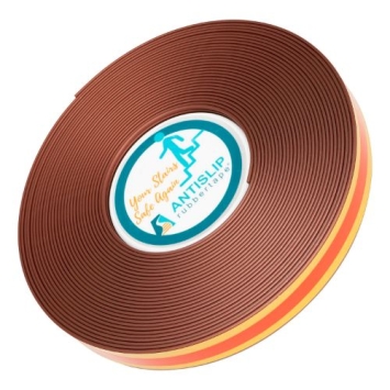 Antislip rubber zelfklevend rol 15 meter parel koper